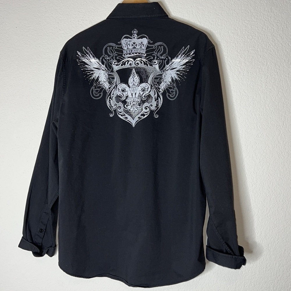 Red Level Nine Button Down - image 5